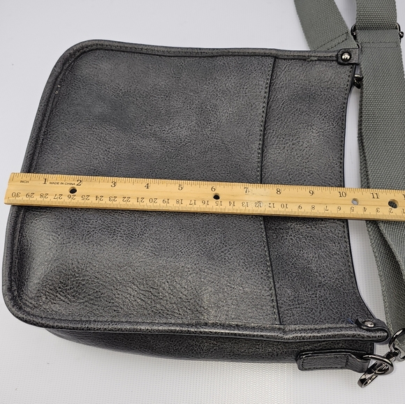 Jen & Co Posie Crossbody Bag Medium Charcoal - Picture 8 of 10